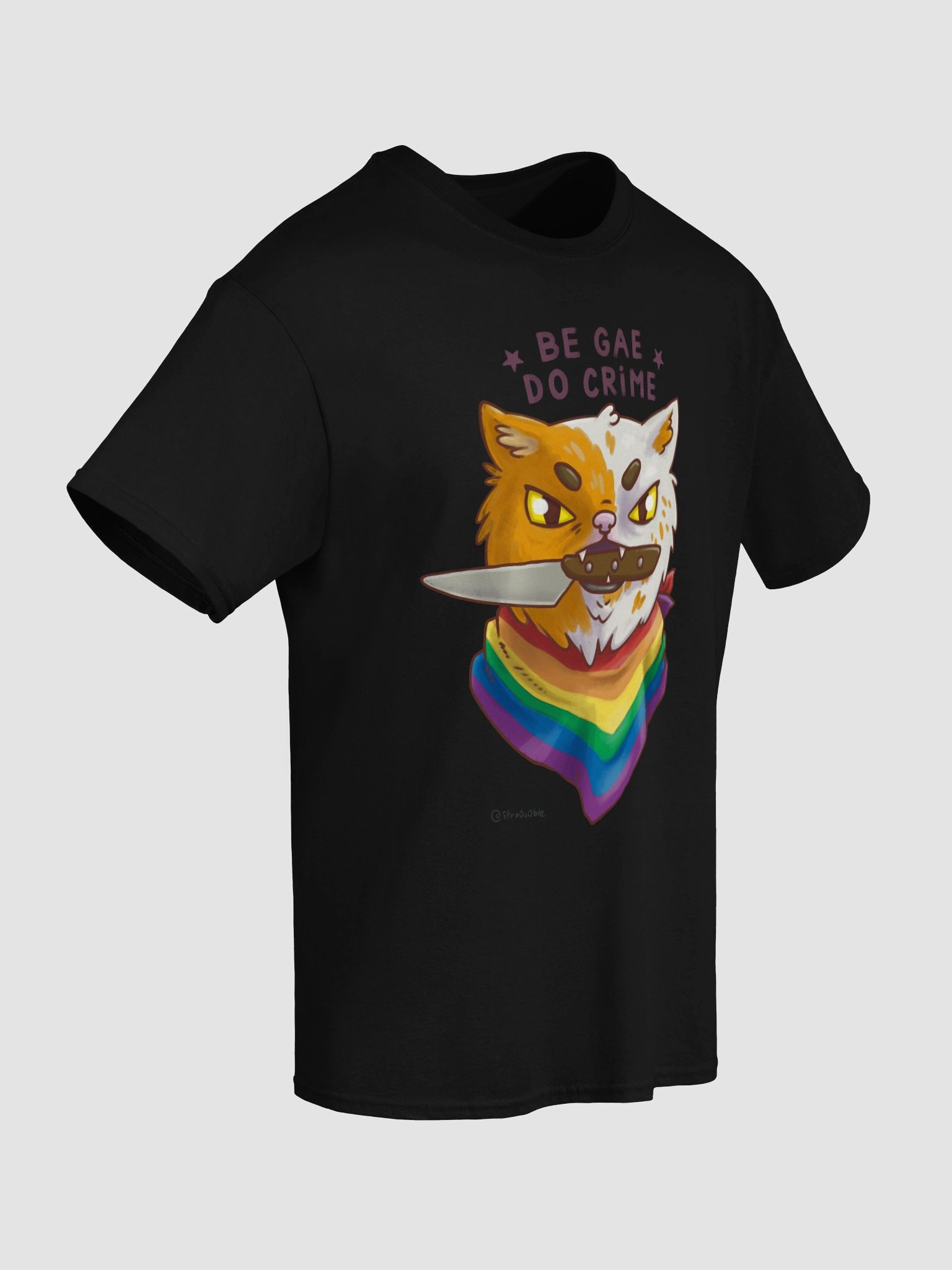 t-shirt : be gae do crime product image (5)