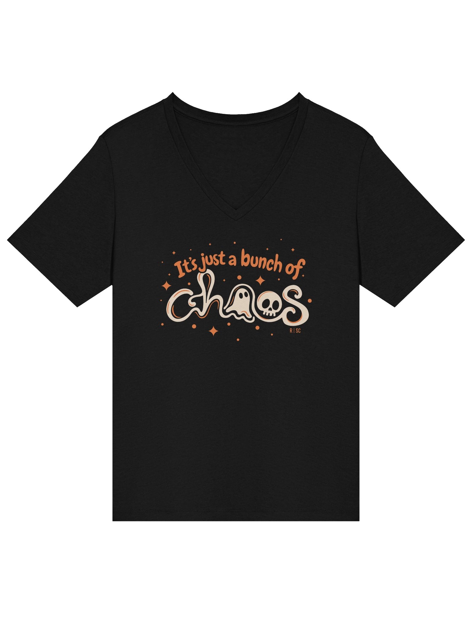 It's Just a Bunch of Chaos Vneck Tshirt product image (1)