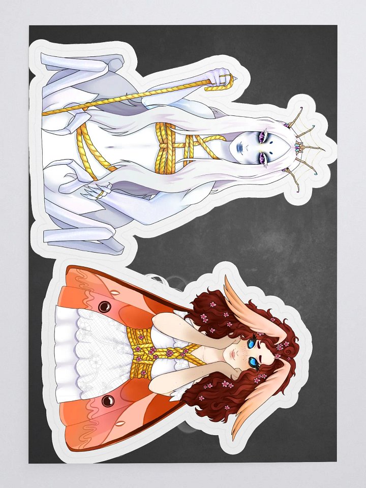 Queen Qevah & Silka Sticker Sheet product image (2)
