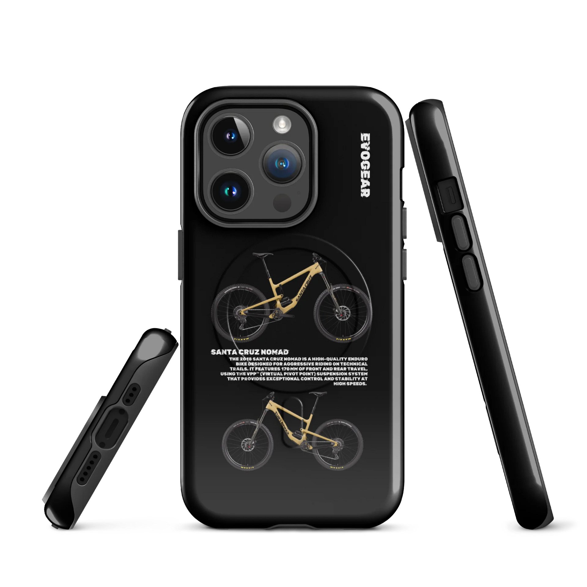 Black Santa Cruz Nomad iPhone MagSafe Case product image (3)