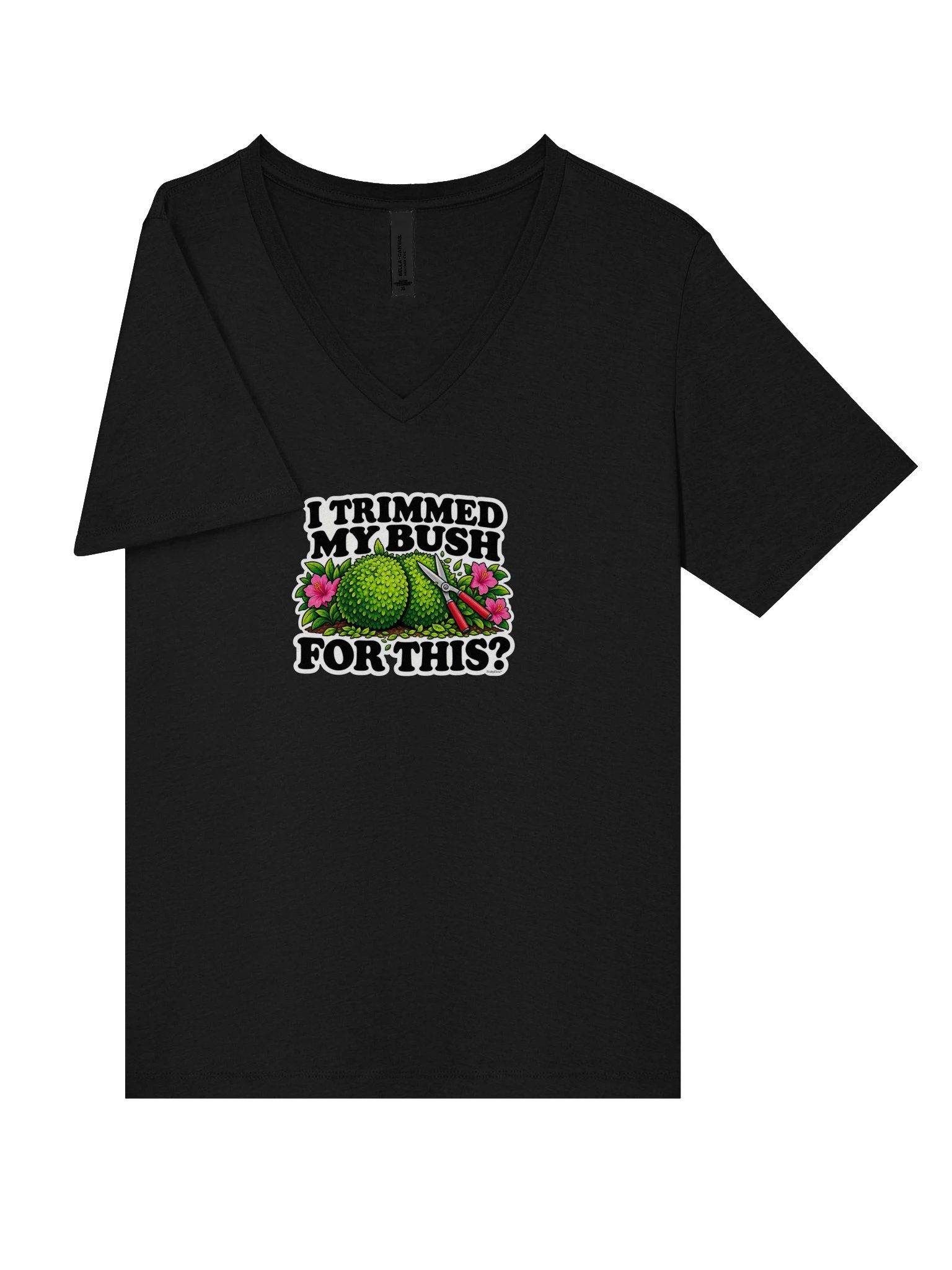 I Trimmed My Bush for This? Topiary V-Neck Tee product image (26)