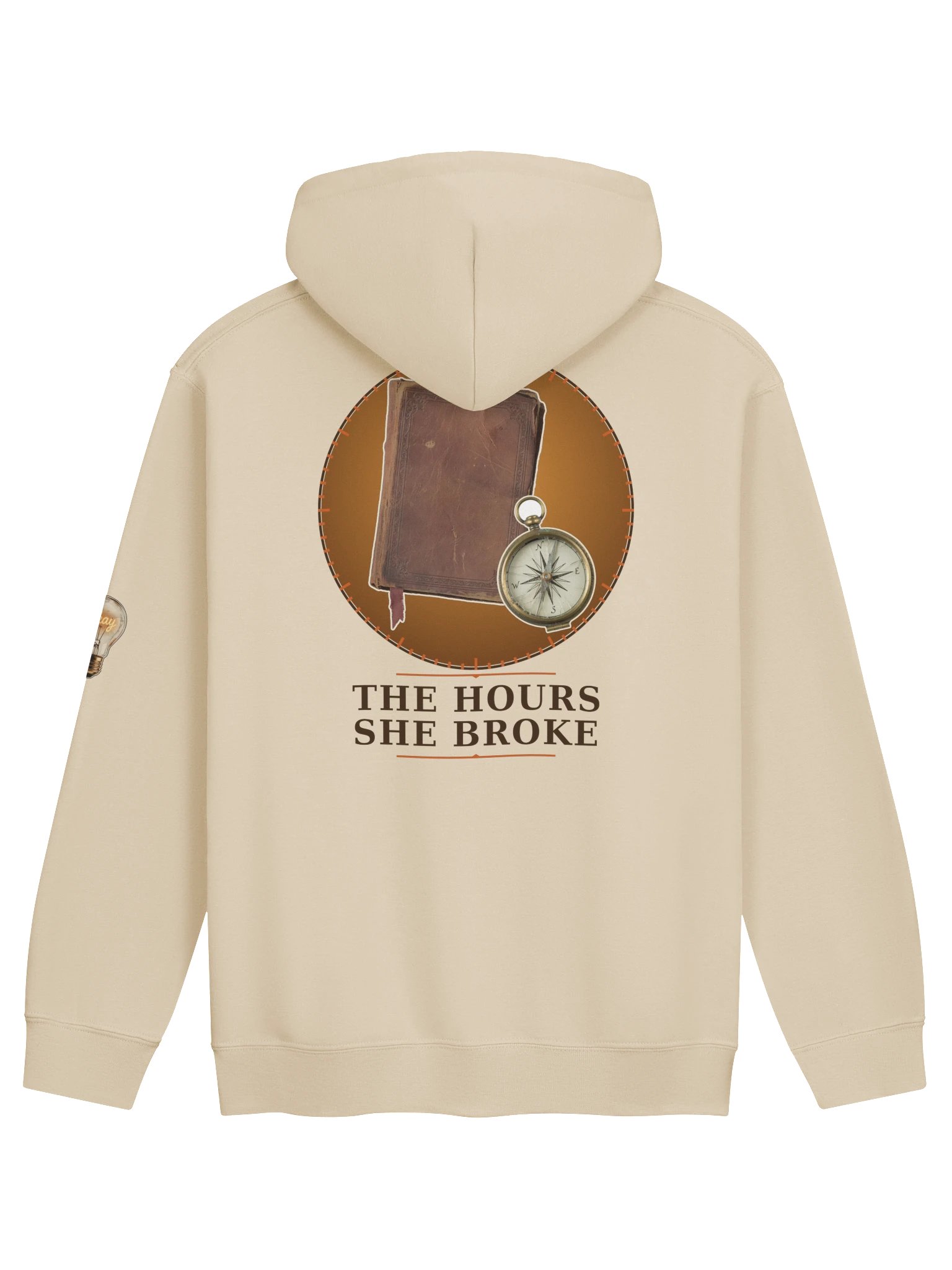 The Hours She Broke — Hoodie (Sand / Gold) product image (3)