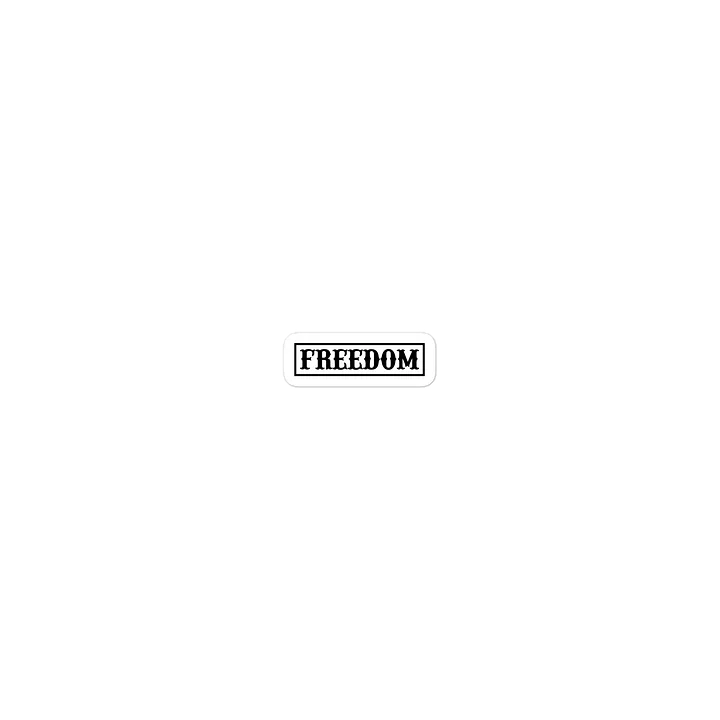 FREEDOM Die-Cut Sticker product image (1)