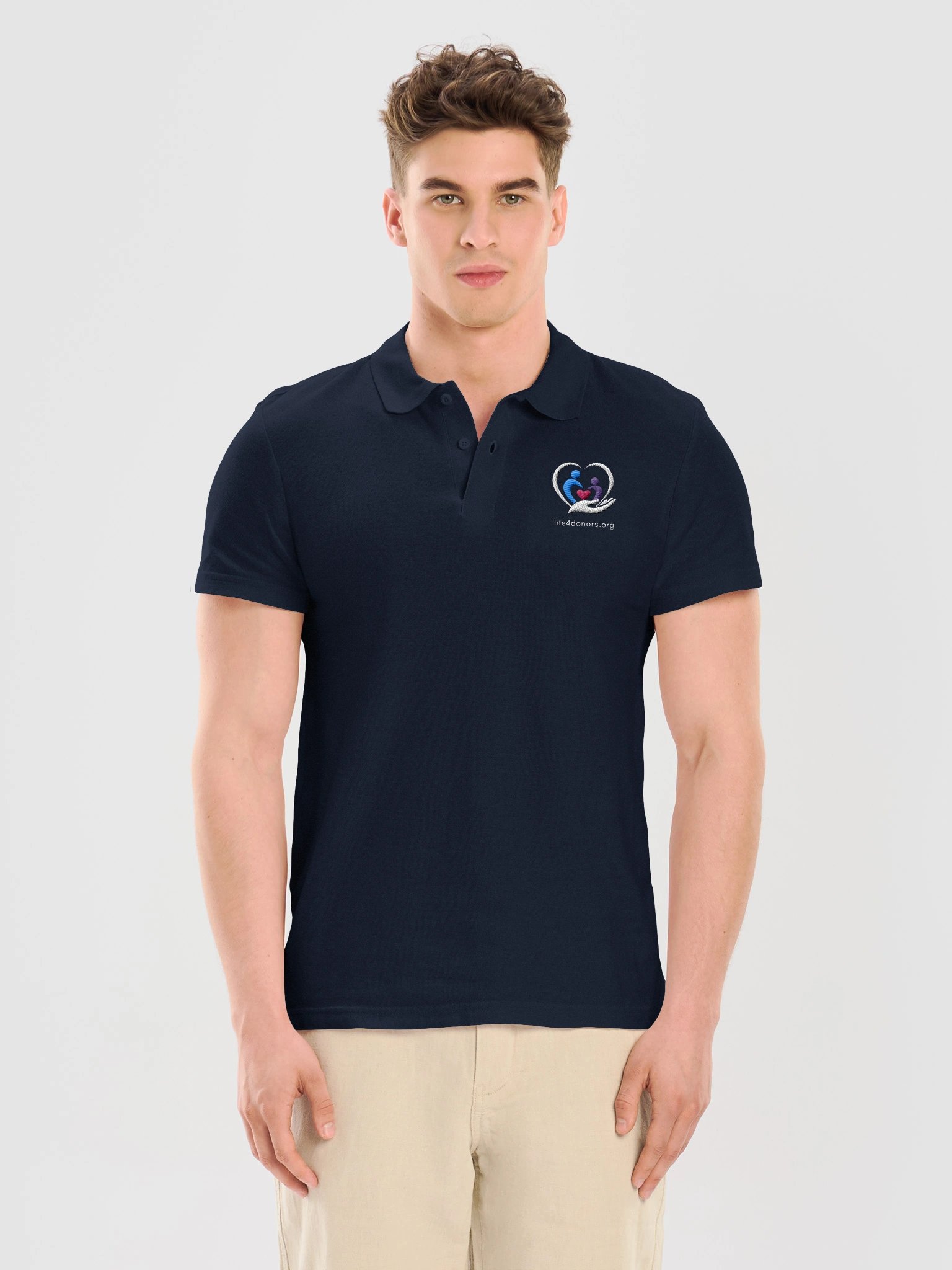 Life4Donors Embroidered Polo product image (21)