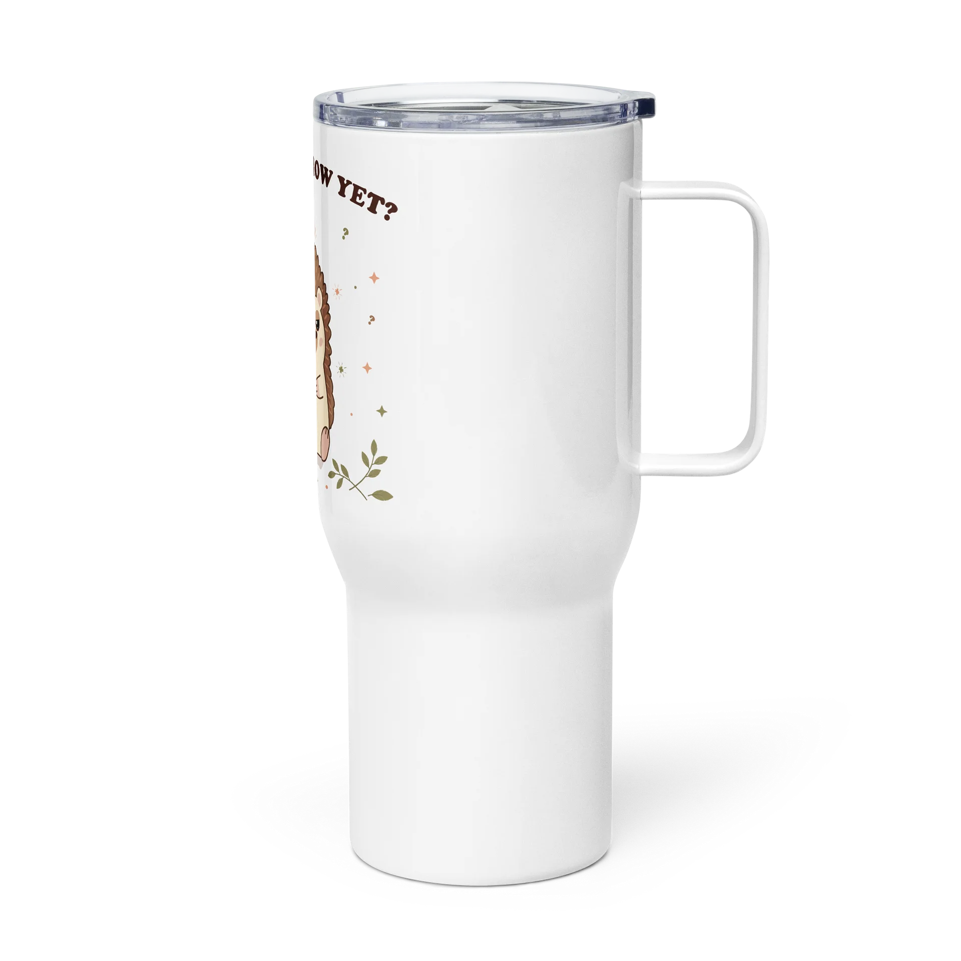 Is It Tomorrow Yet? Hedgehog Travel Mug product image (3)