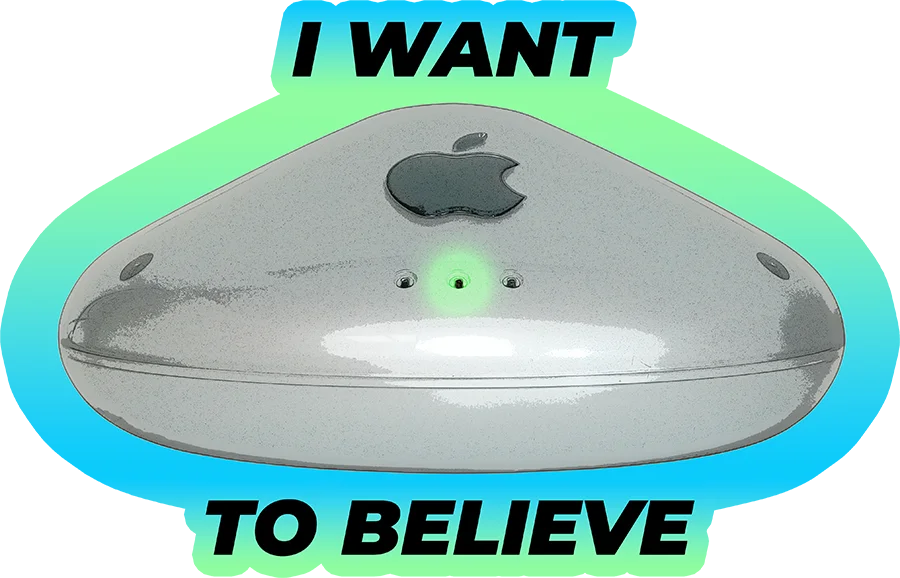 Apple Airport UFO sticker product image (1)