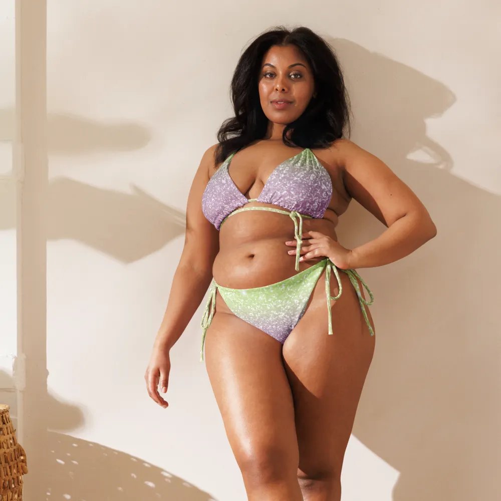 Glitter Unicorn Texture Design String Bikini (12) product image (8)