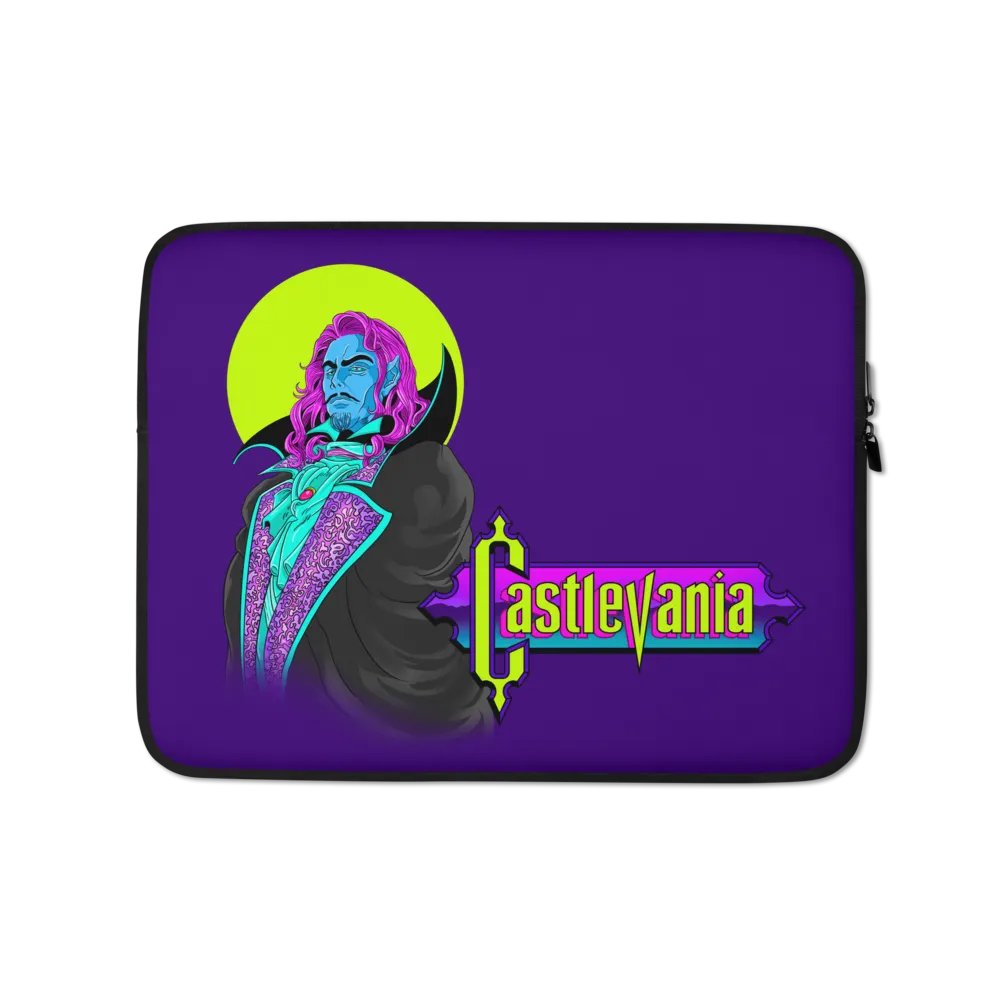 Castlevania Neon Tribute Laptop Sleeve product image (1)