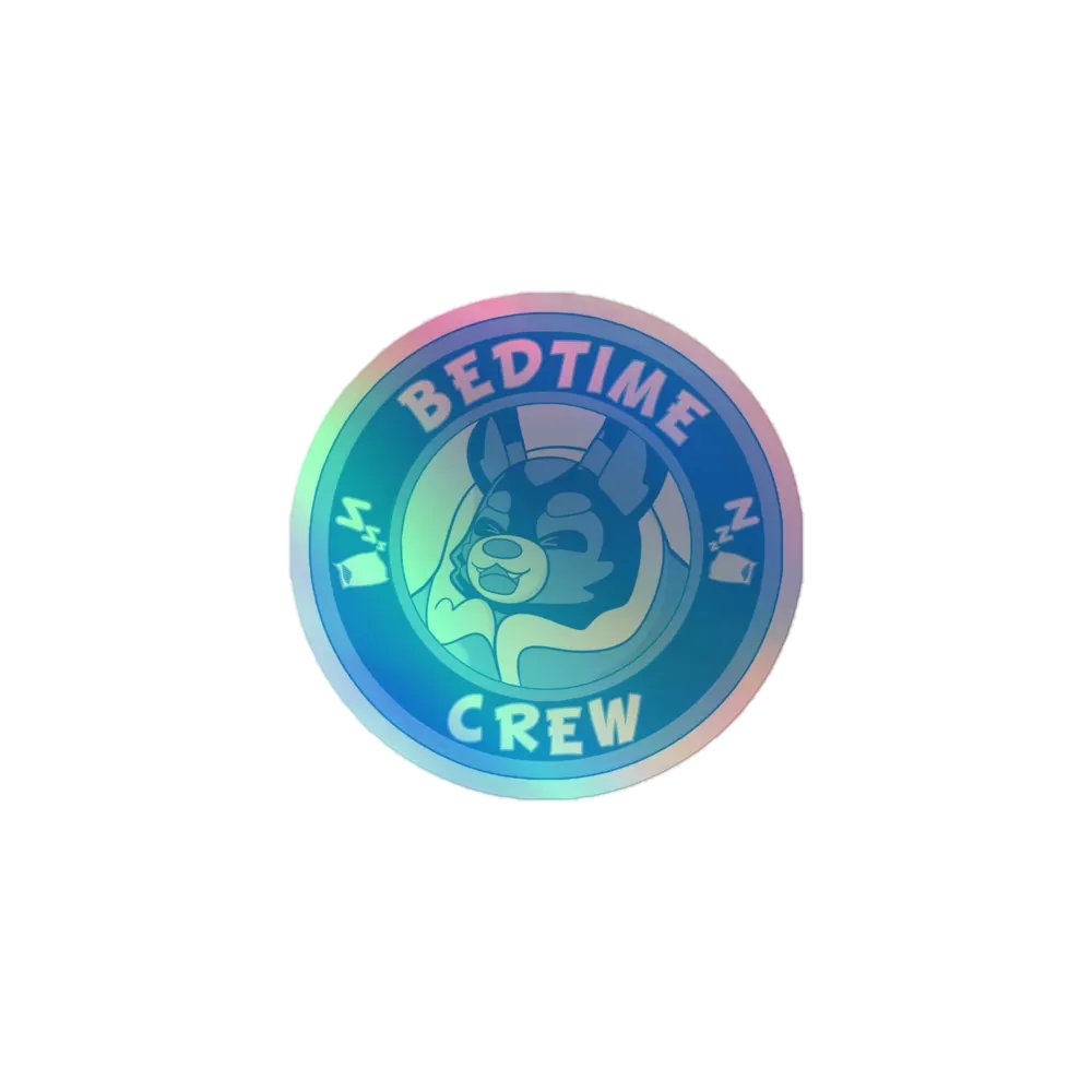 Bed Time Crew Holo Sticker product image (1)
