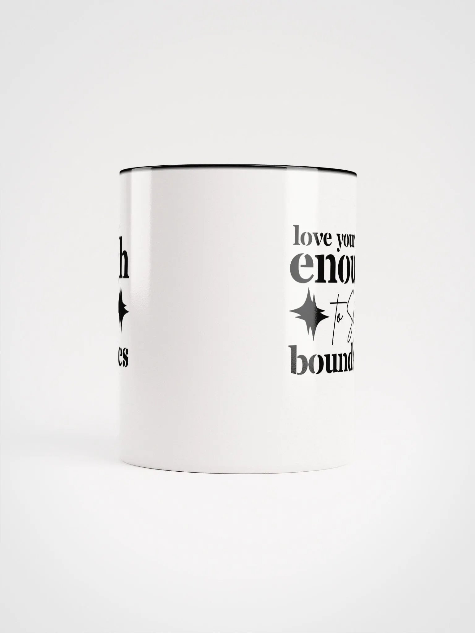 Love Yourself Enough Self-Care Ceramic Mug product image (6)