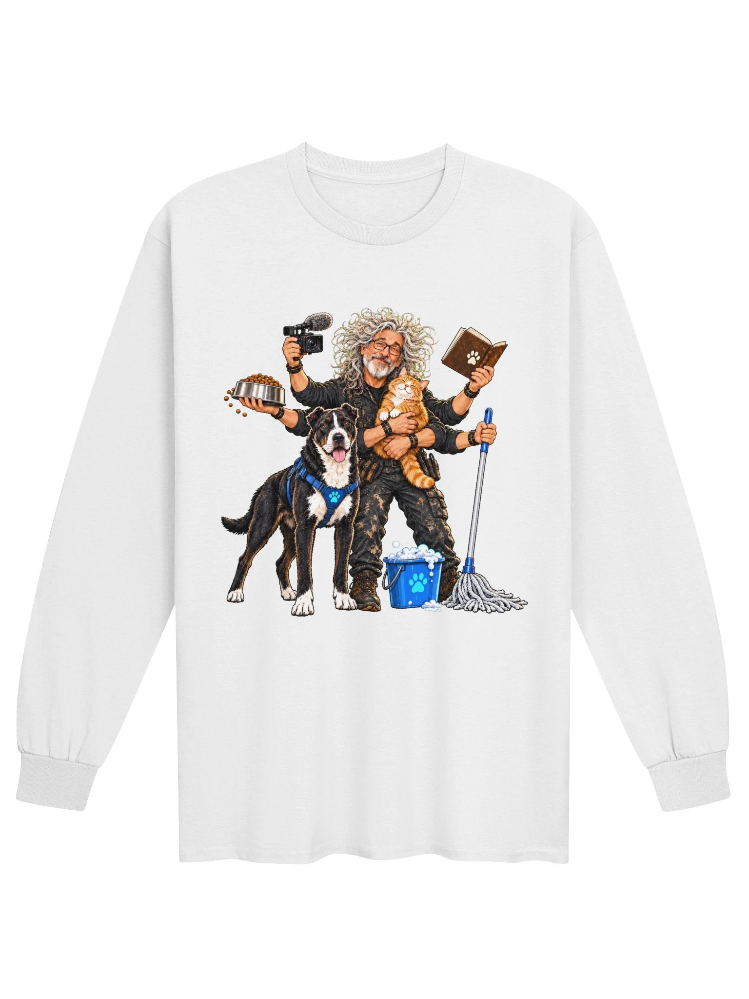 Tierschutz Multitasking – Langarmshirt | Action Animals Serbia product image (1)