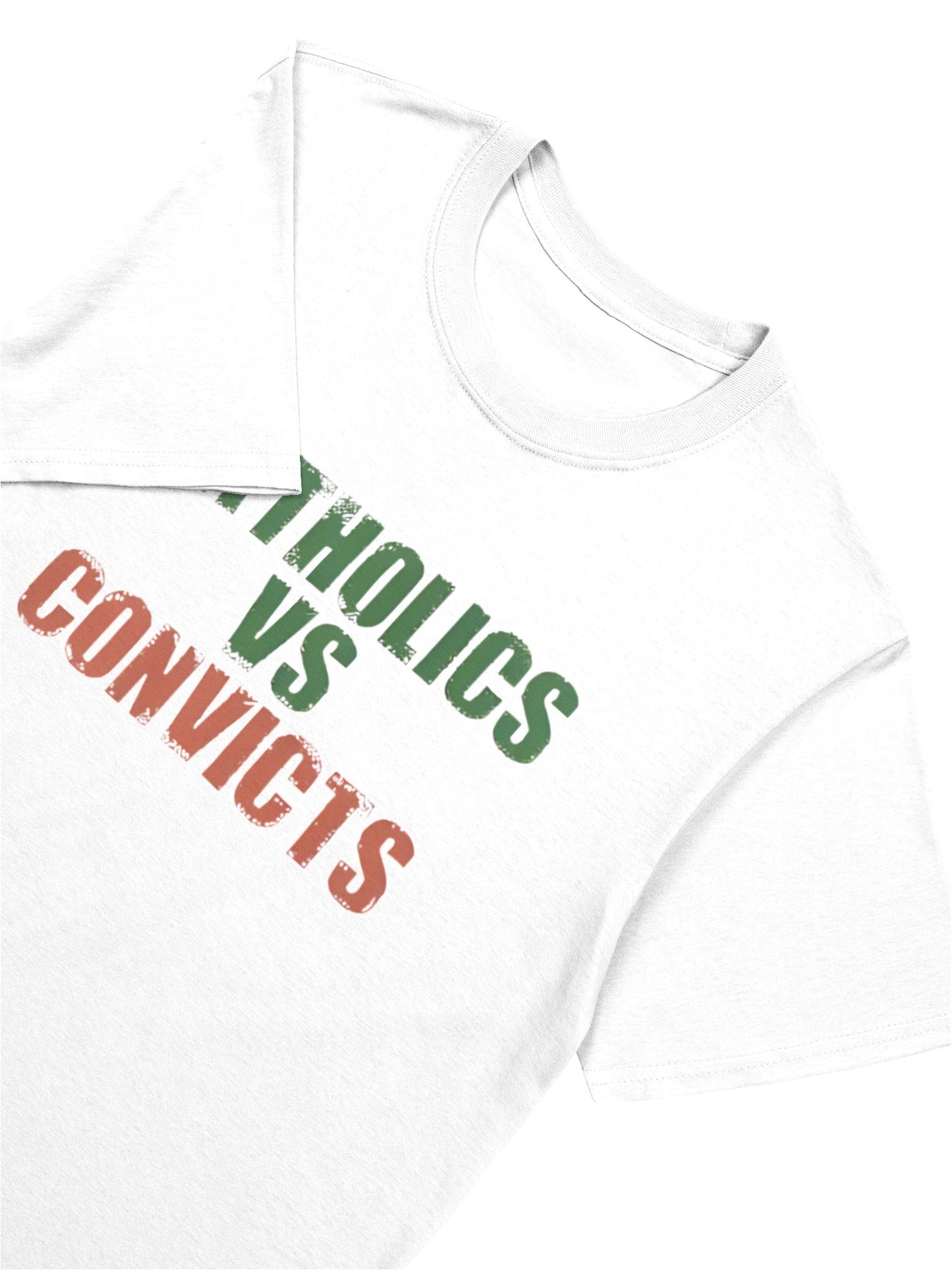 Catholics vs Convicts Classic Clash Shirt — Vintage Faith & Football Statement product image (5)