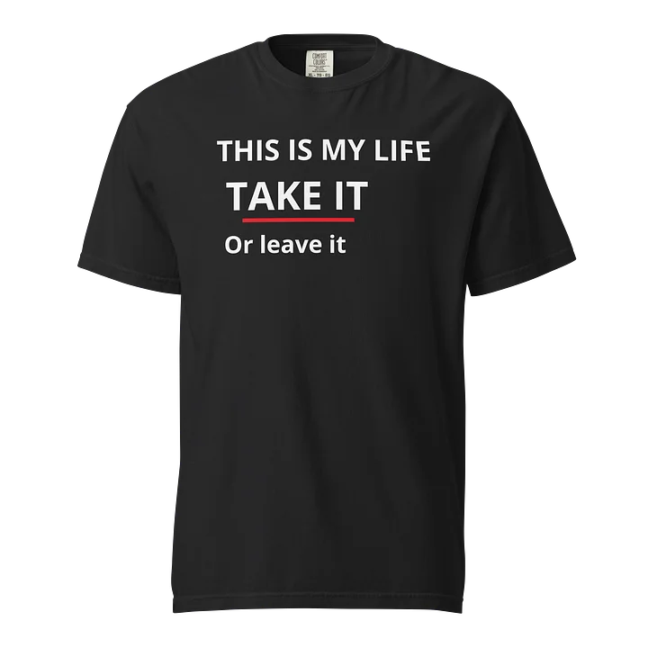 “Take It or Leave It” Tee – Unapologetic Life Statement product image (1)