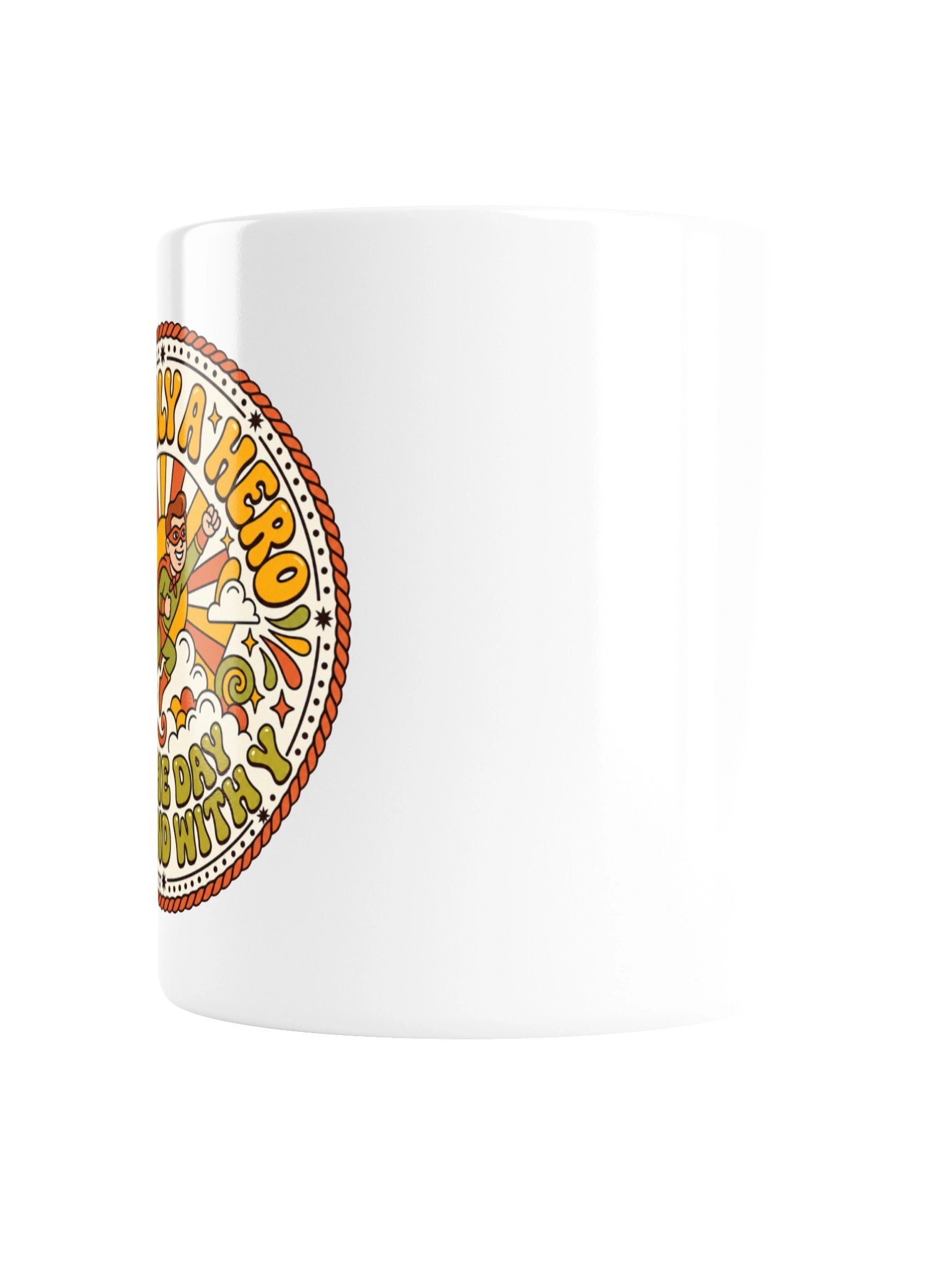 Only a Hero on Days Ending With Y - Flying Hero Mug product image (4)