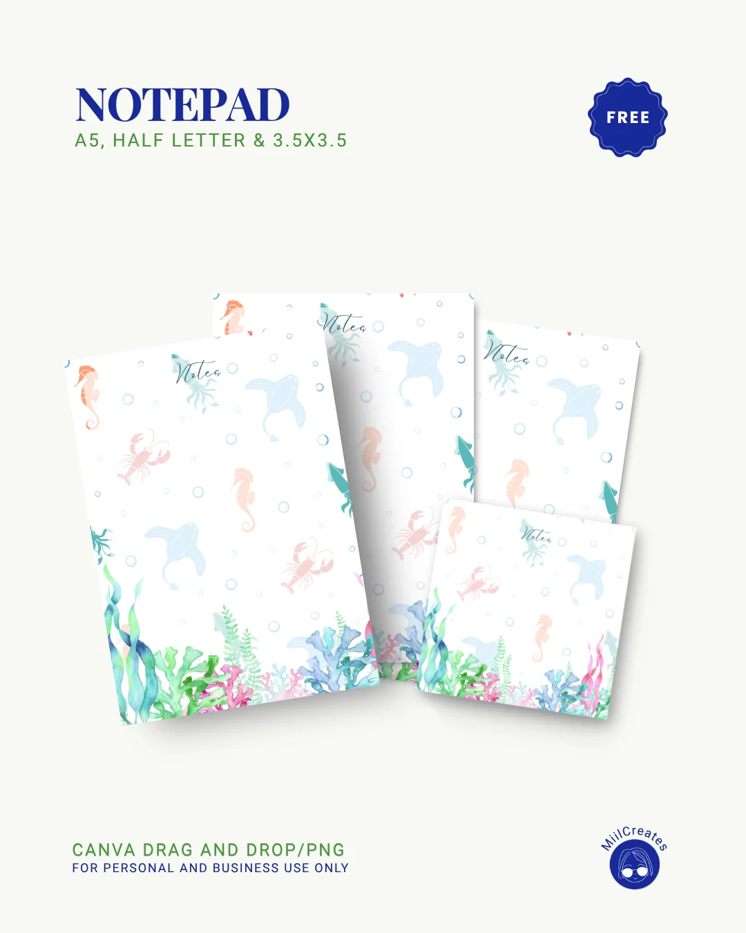 Free Notepad Template product image (1)