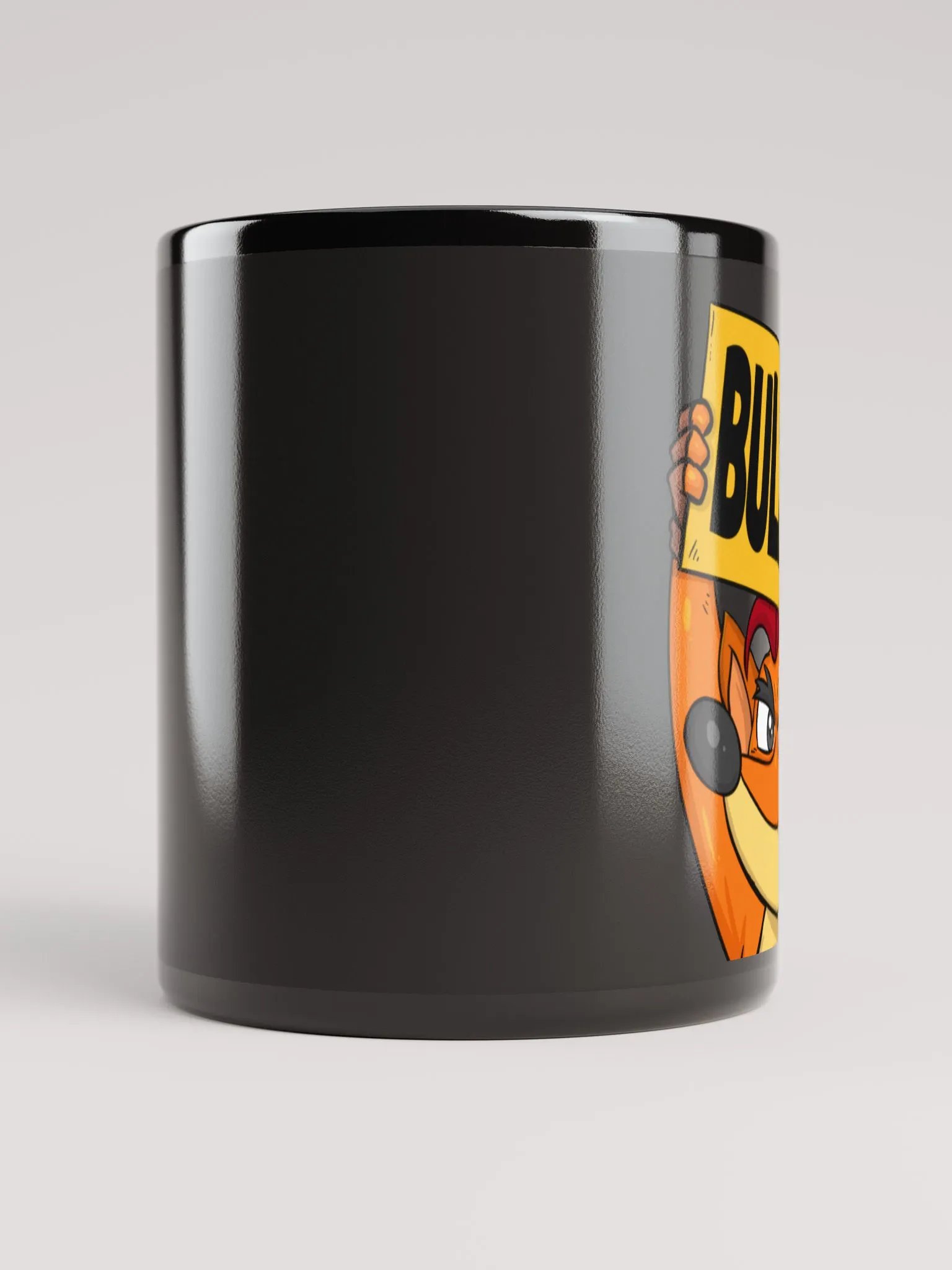 Bullsh*t Emote Black Mug product image (5)
