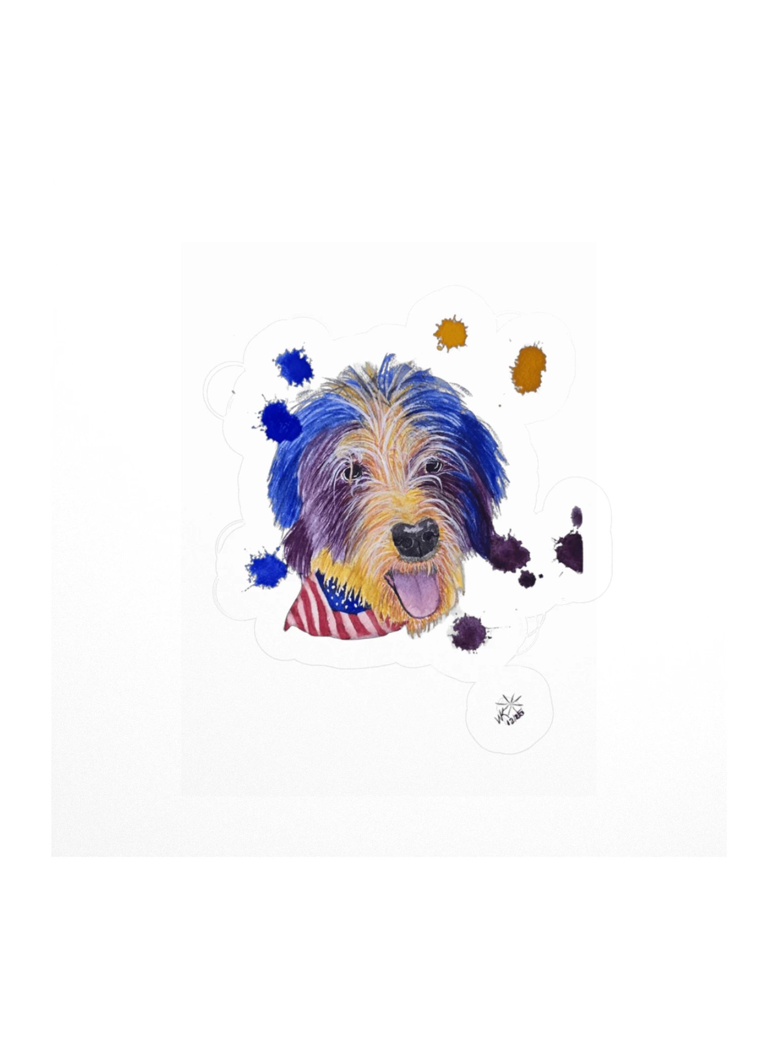 Griff Kiss Cut Stickers product image (1)