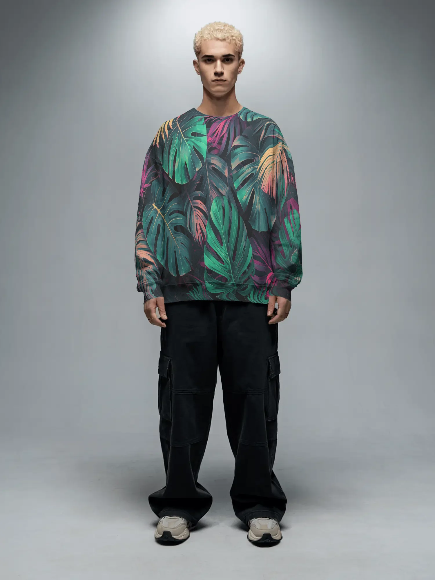 Tropical Foliage All-Over Print Unisex Sweatshirt product image (1)