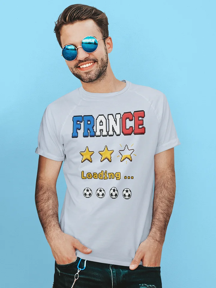 8-bit Retro France Soccer — Three Stars Loading product image (1)
