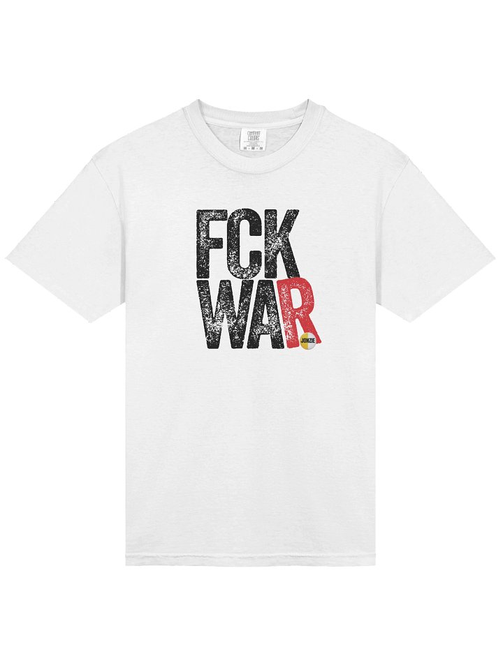 FCK WAR T-Shirt White product image (2)