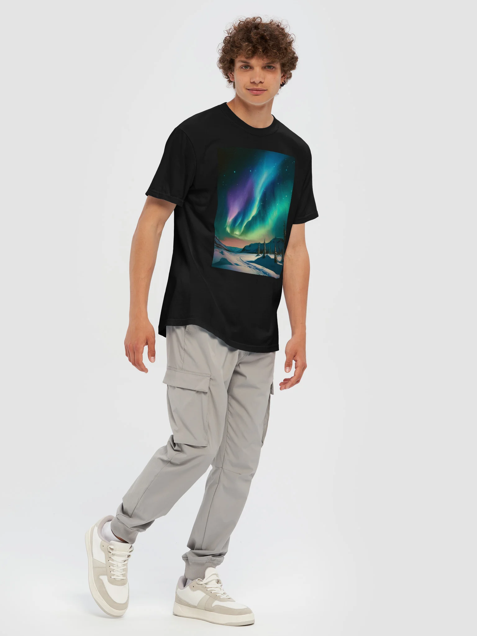 Aurora Night Sky Heavyweight Tee product image (7)