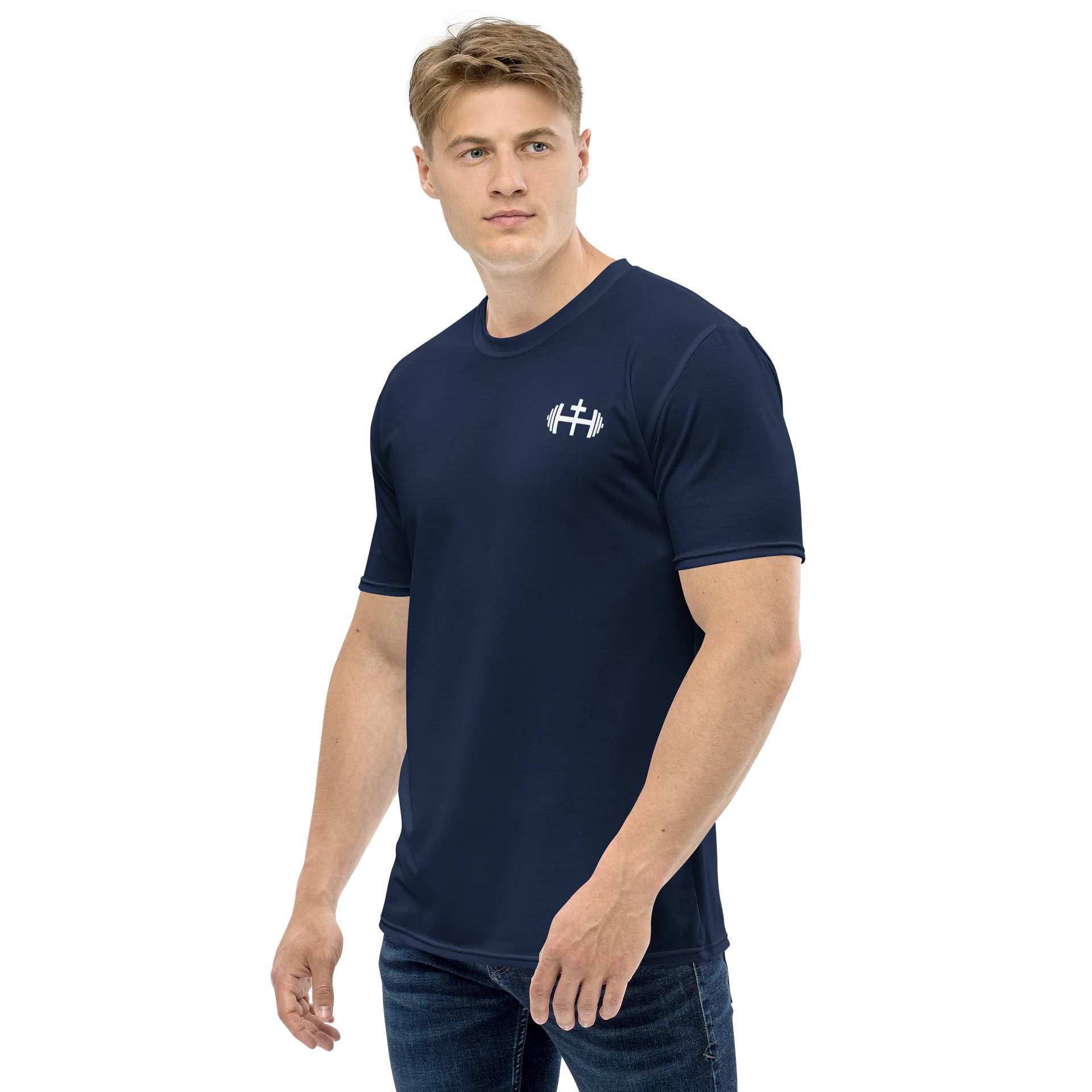 His House Mens Performance T-Shirt - Navy product image (3)