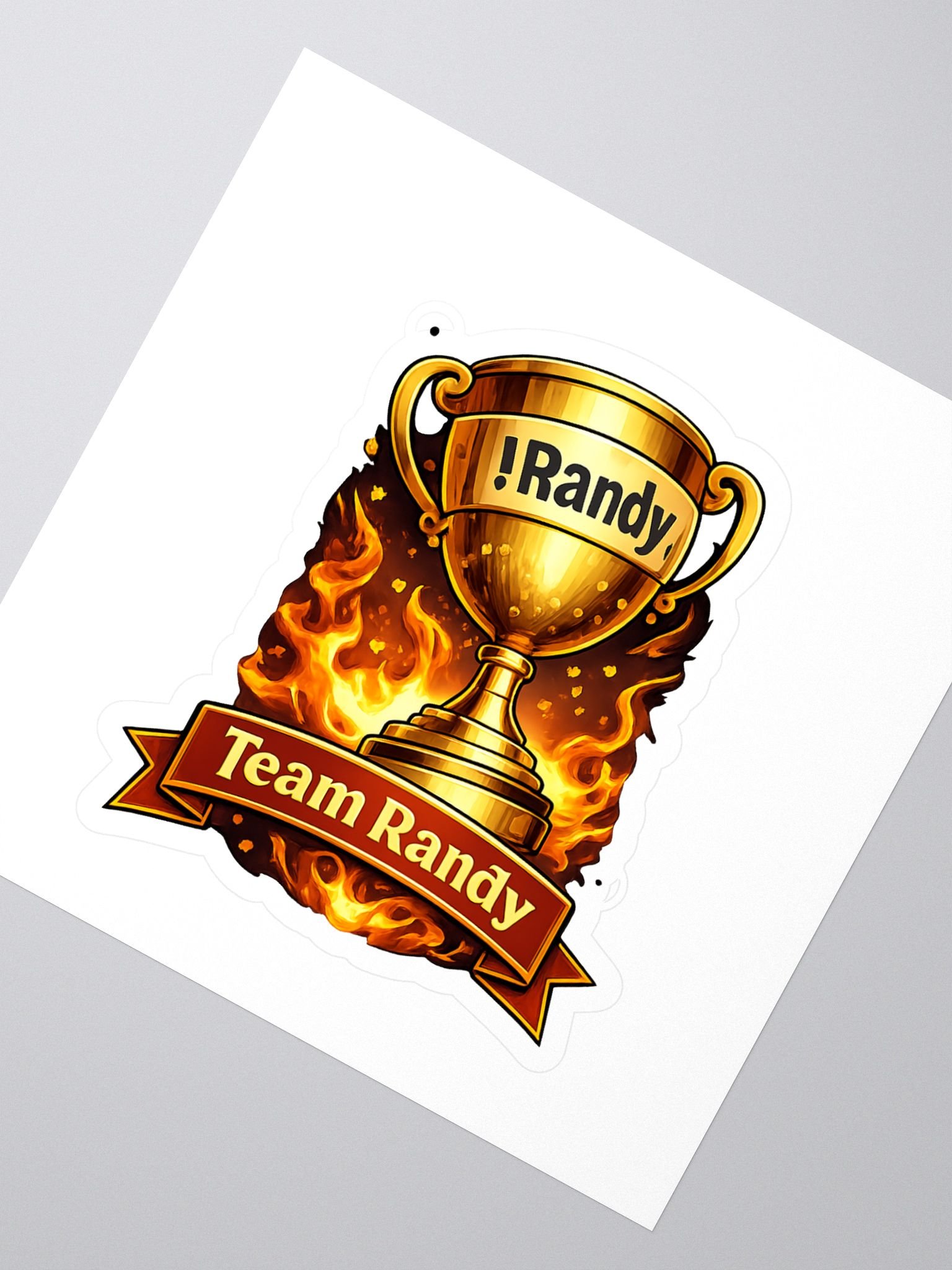 Victorious Team Randy Kiss Cut Stickers product image (2)