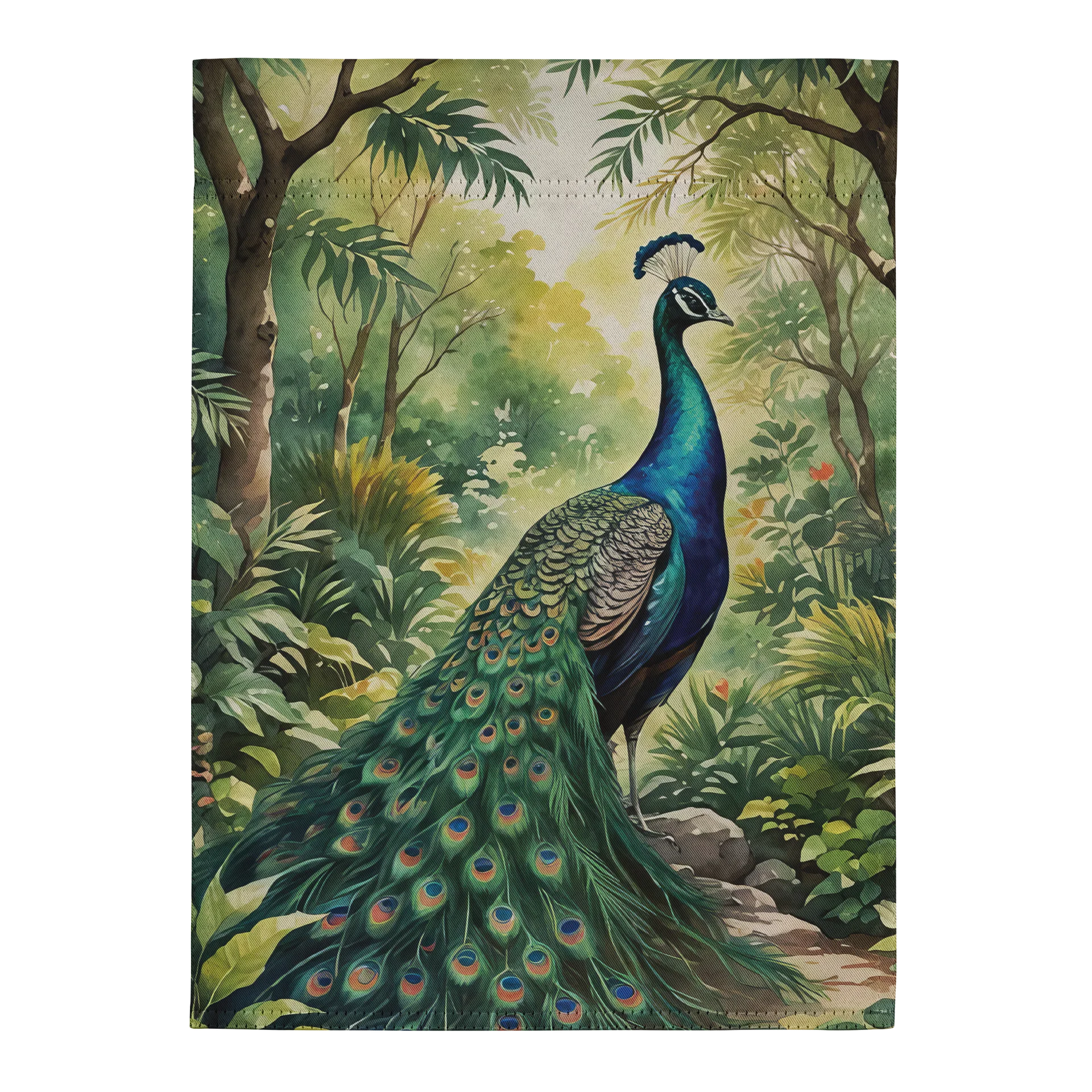 Peacock Garden Flag product image (2)