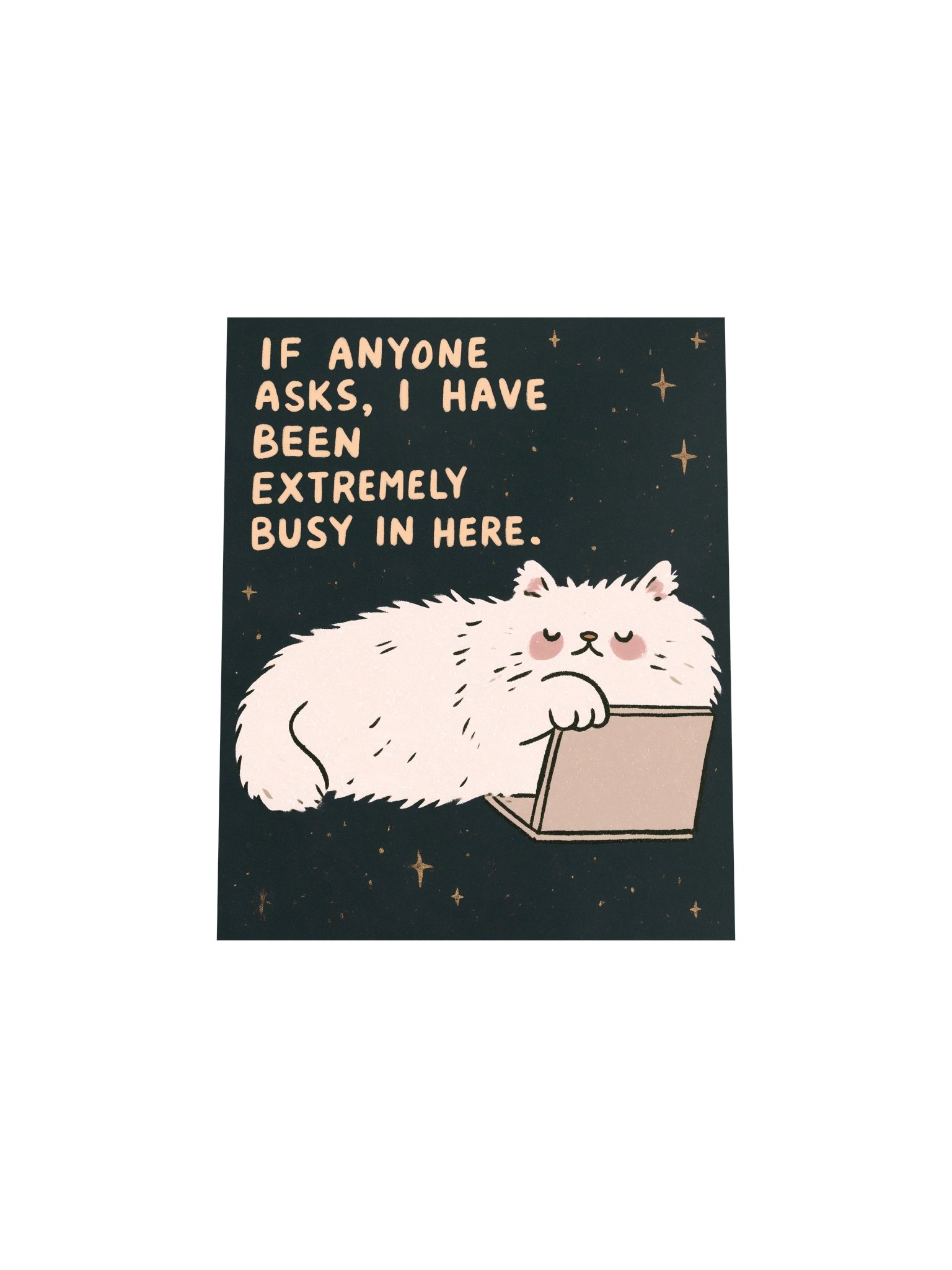 Busy in Here Cat Humor Poster product image (21)
