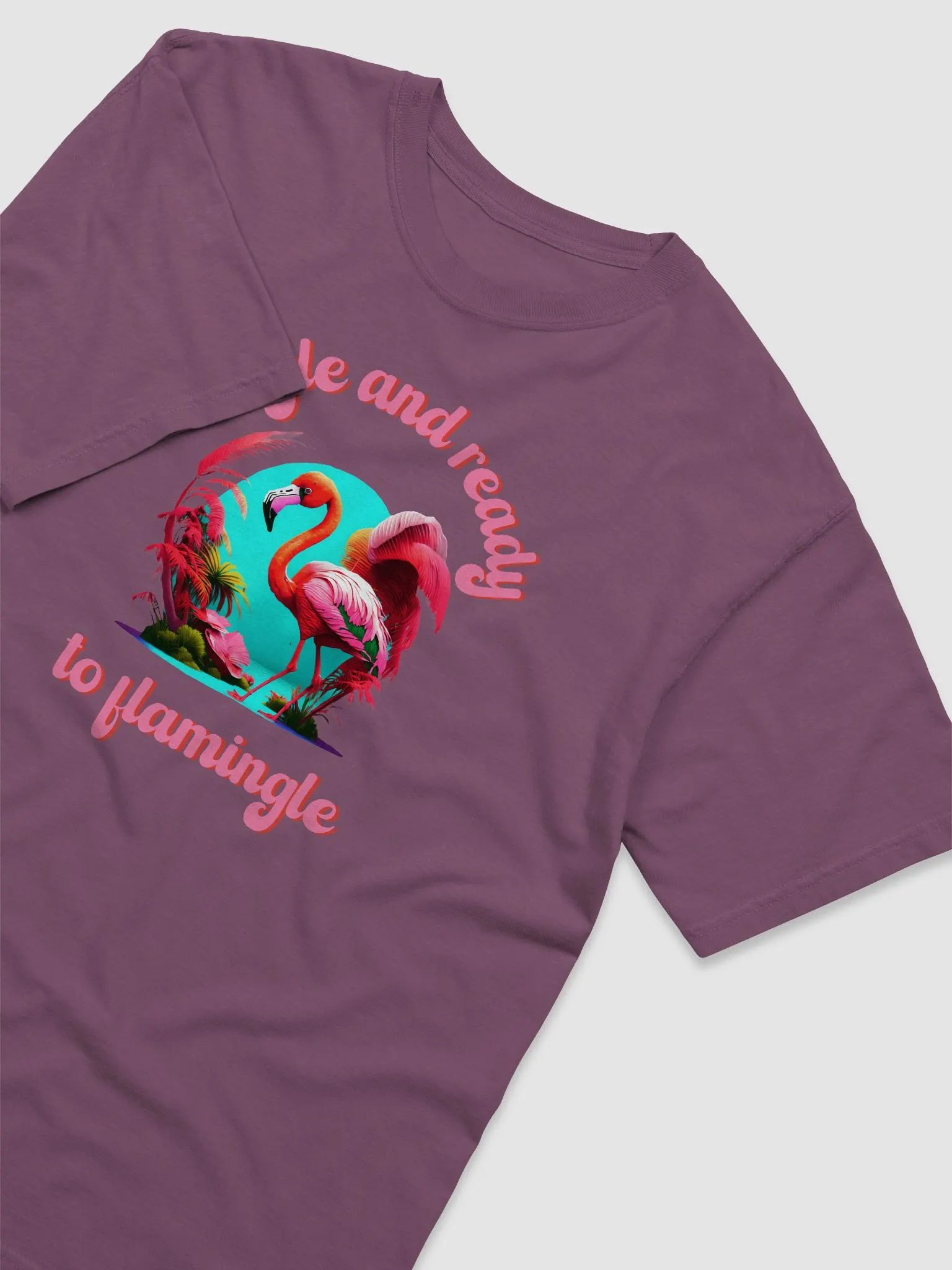 Galentine's Day - Single and ready to flamingle T-Shirt product image (4)