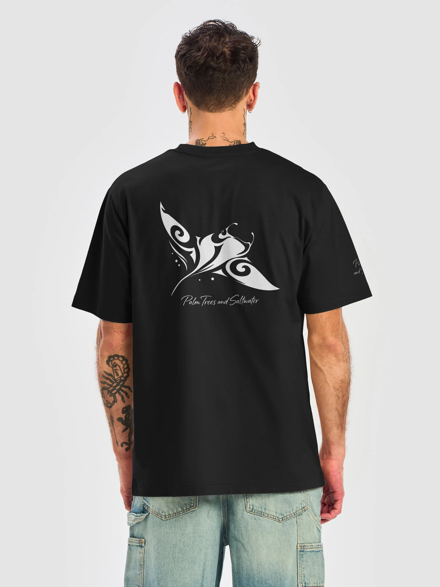 Manta Drifter Heavyweight Tee — Light Ink product image (3)