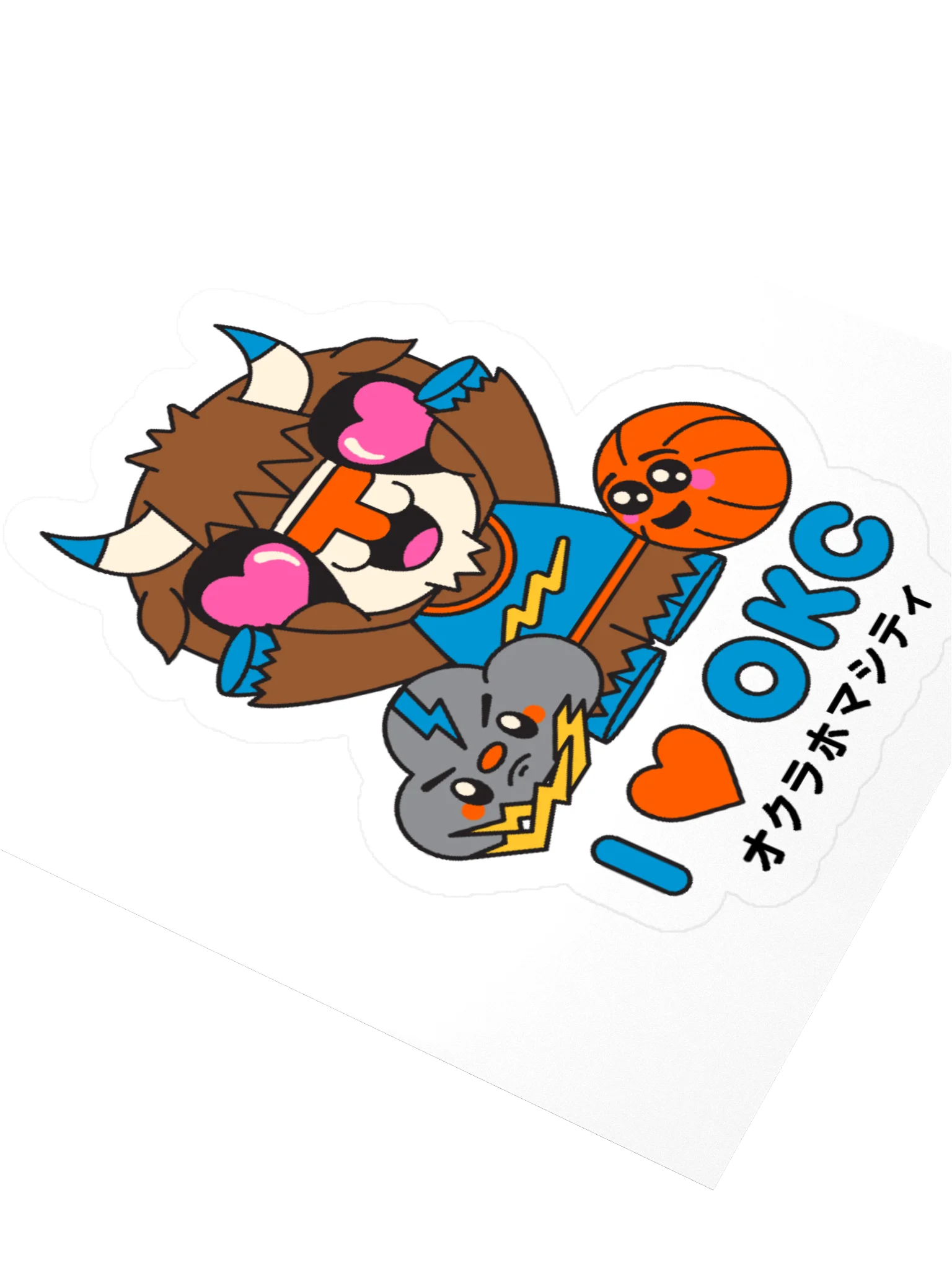 Thunder Buddies Kawaii Sticker product image (9)