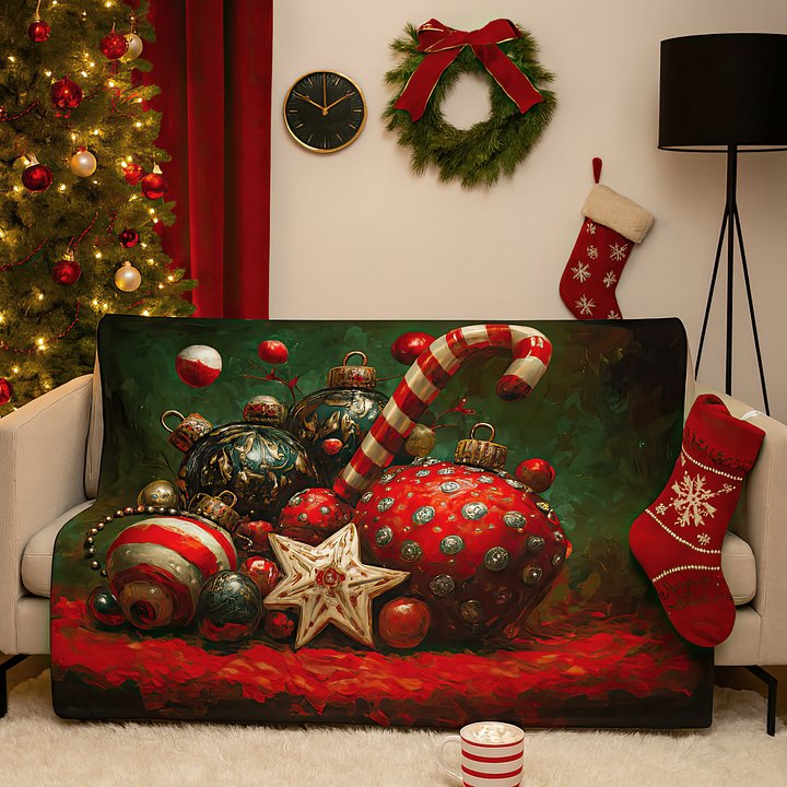 Christmas Throw Blanket: Festive Holiday Decor product image (1)