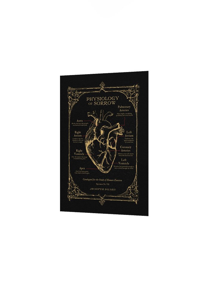 Gothic Anatomy Series: Heart Specimen VII Poster Print product image (8)