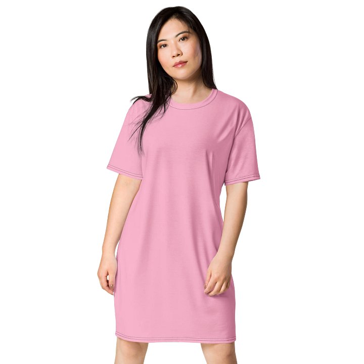 Oversized T-Shirt Dress - Sweet Cotton Candy, Sizes 2XS-6XL product image (1)