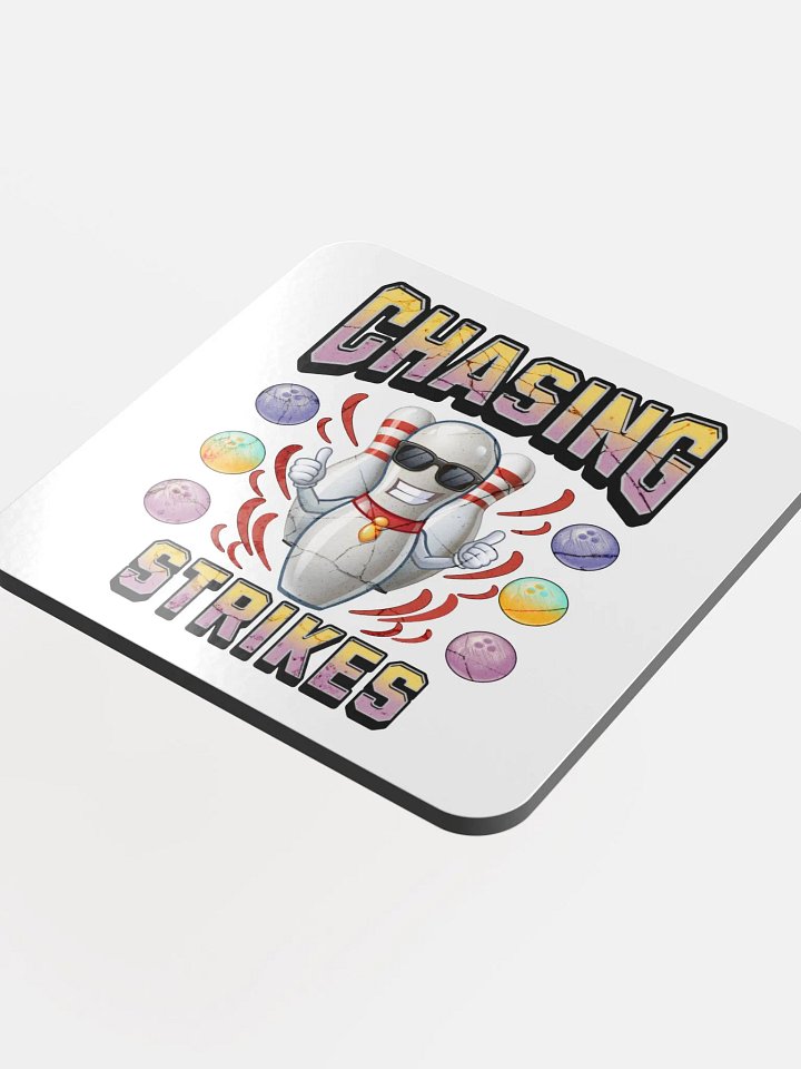 Chasing Strikes Bowling Pin Thumbs Up Coaster Set product image (1)
