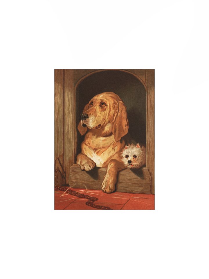 vintage dog - Cozy Canine Retreat Poster product image (8)
