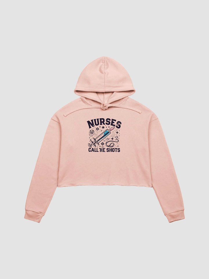 Injection empowerment, NURSES CALL THE SHOTS Crop Hoodie product image (2)