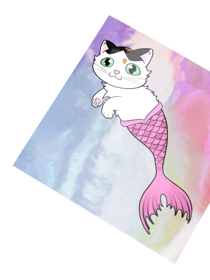 Ariel Mermaid Holographic Sticker product image (4)