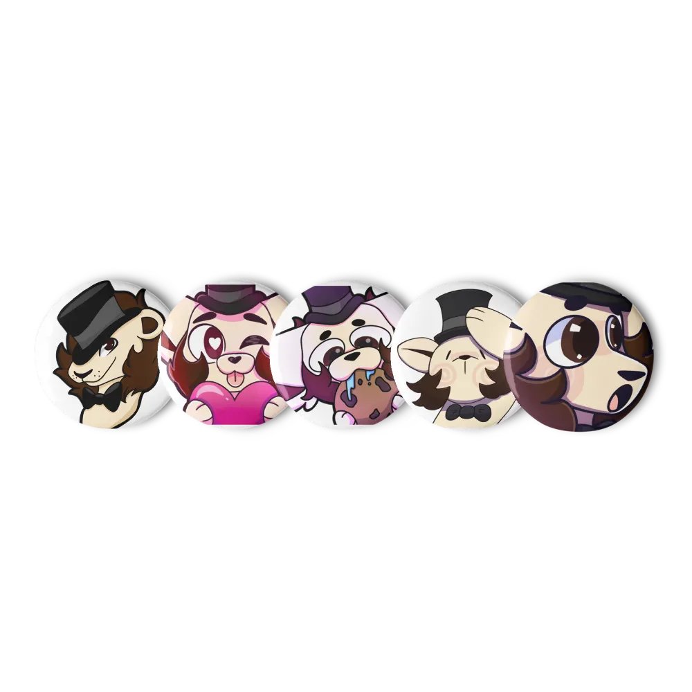 Mane Attraction Pin Set product image (2)