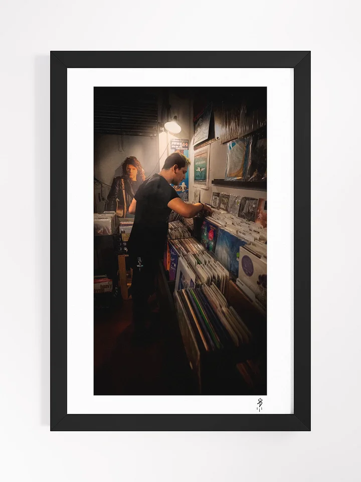 "Record Store" - Framed Print product image (1)