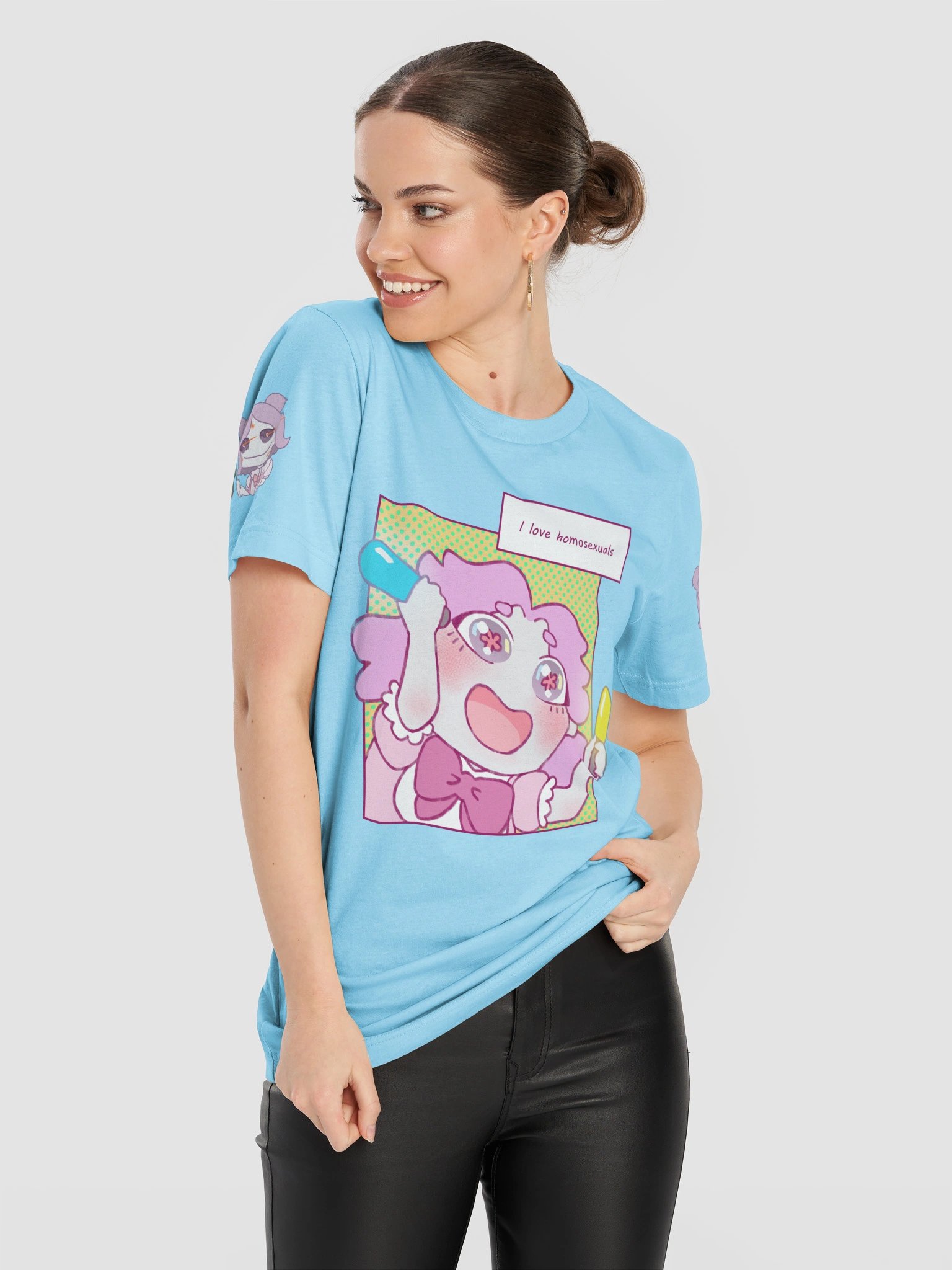 I Love Homosexuals! Deluxe Shirt product image (113)