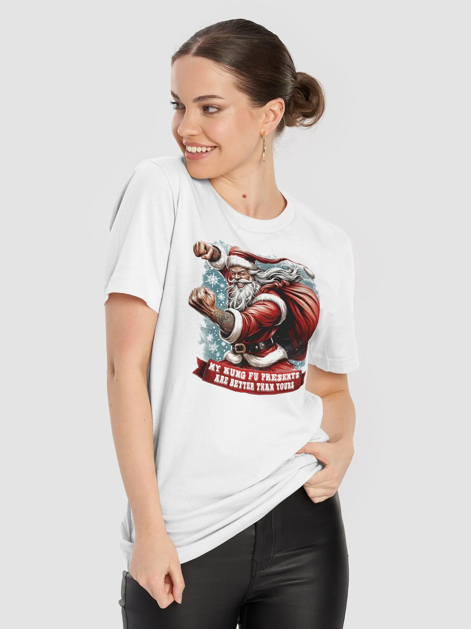Kung Fu Santa T-Shirt product image (3)