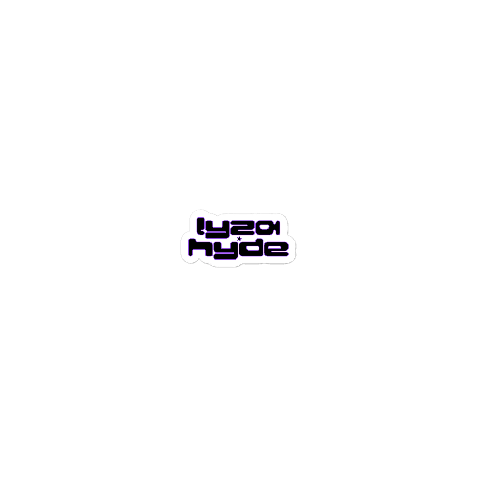 bubble logo stickers product image (1)