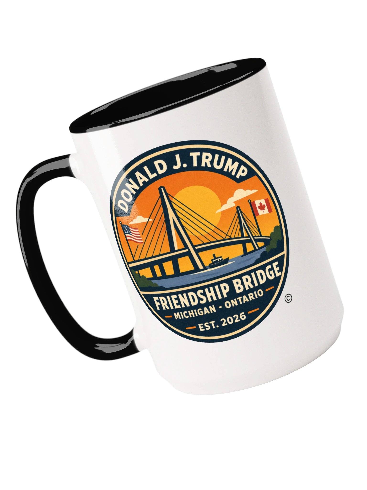 Official 15 oz Souvenir Mug - Donald J. Trump Friendship Bridge™ product image (9)