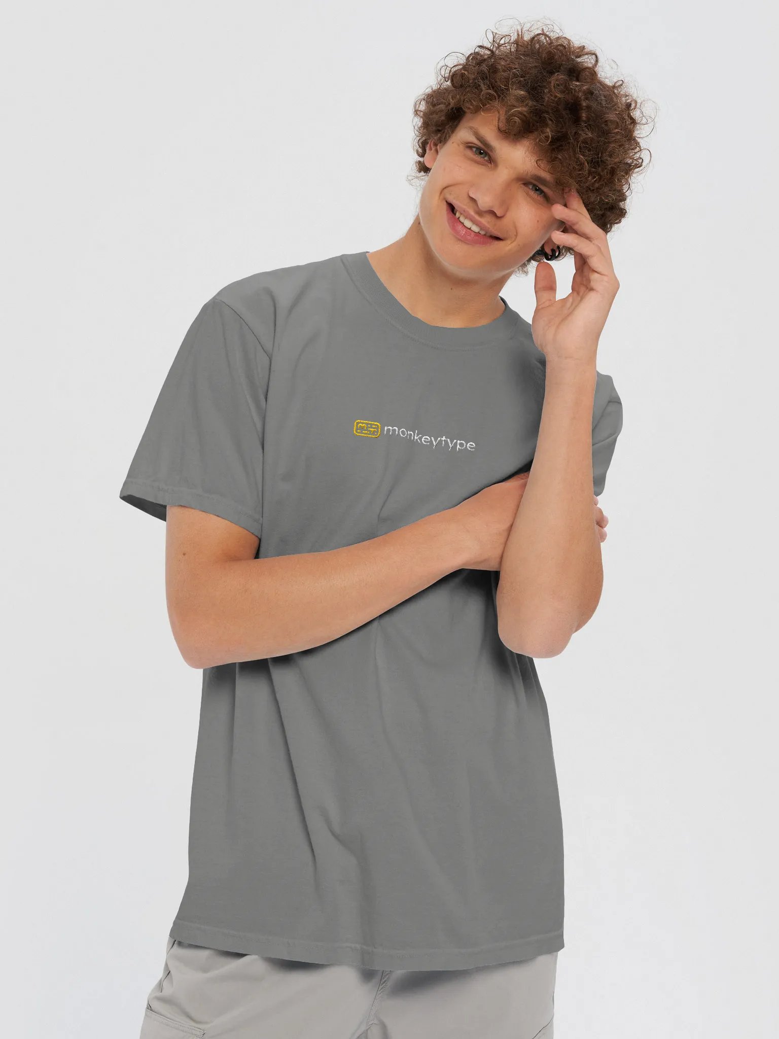 Light Wordmark T-Shirt (Embroidered) product image (117)