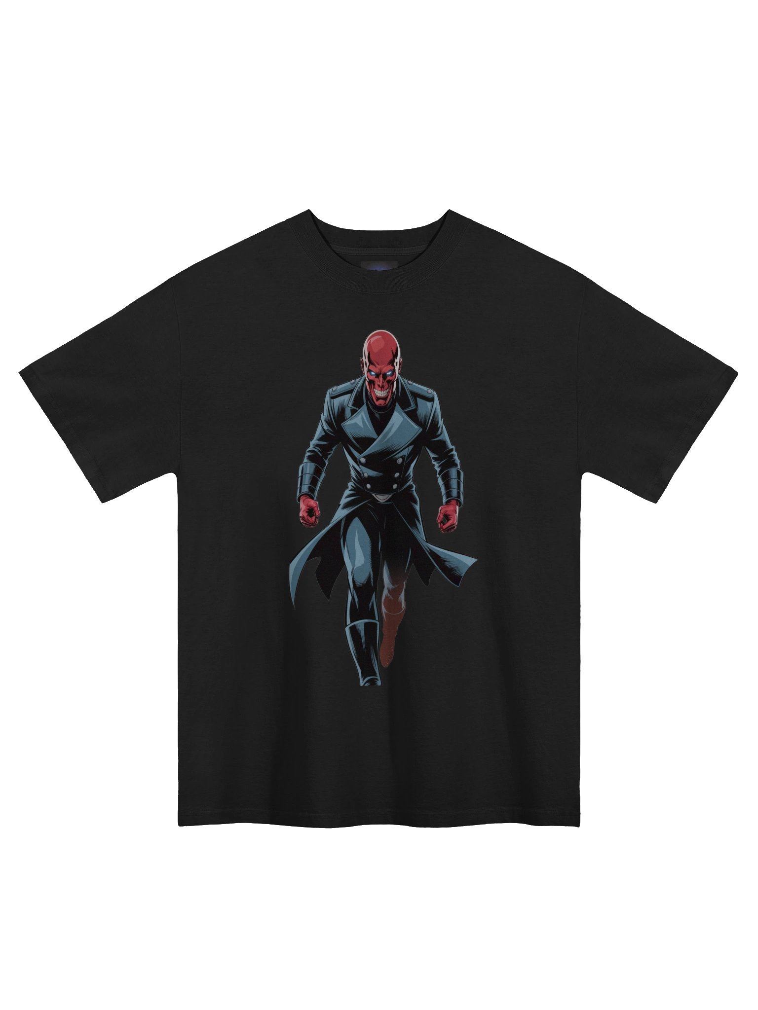 Tyrant's Advance: Red Skull Oversized Faded T-Shirt product image (3)