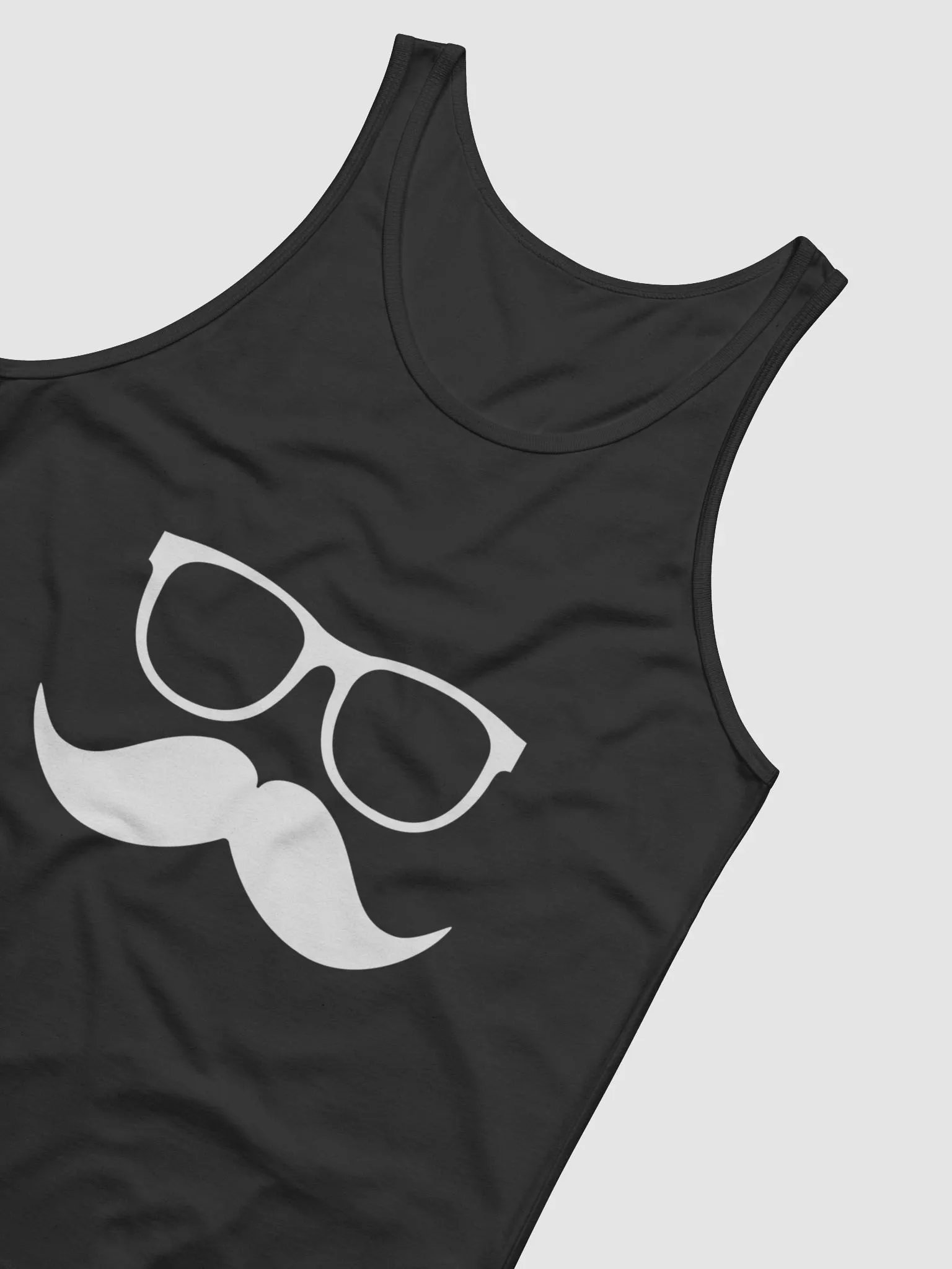 White Moofstache Tank product image (12)