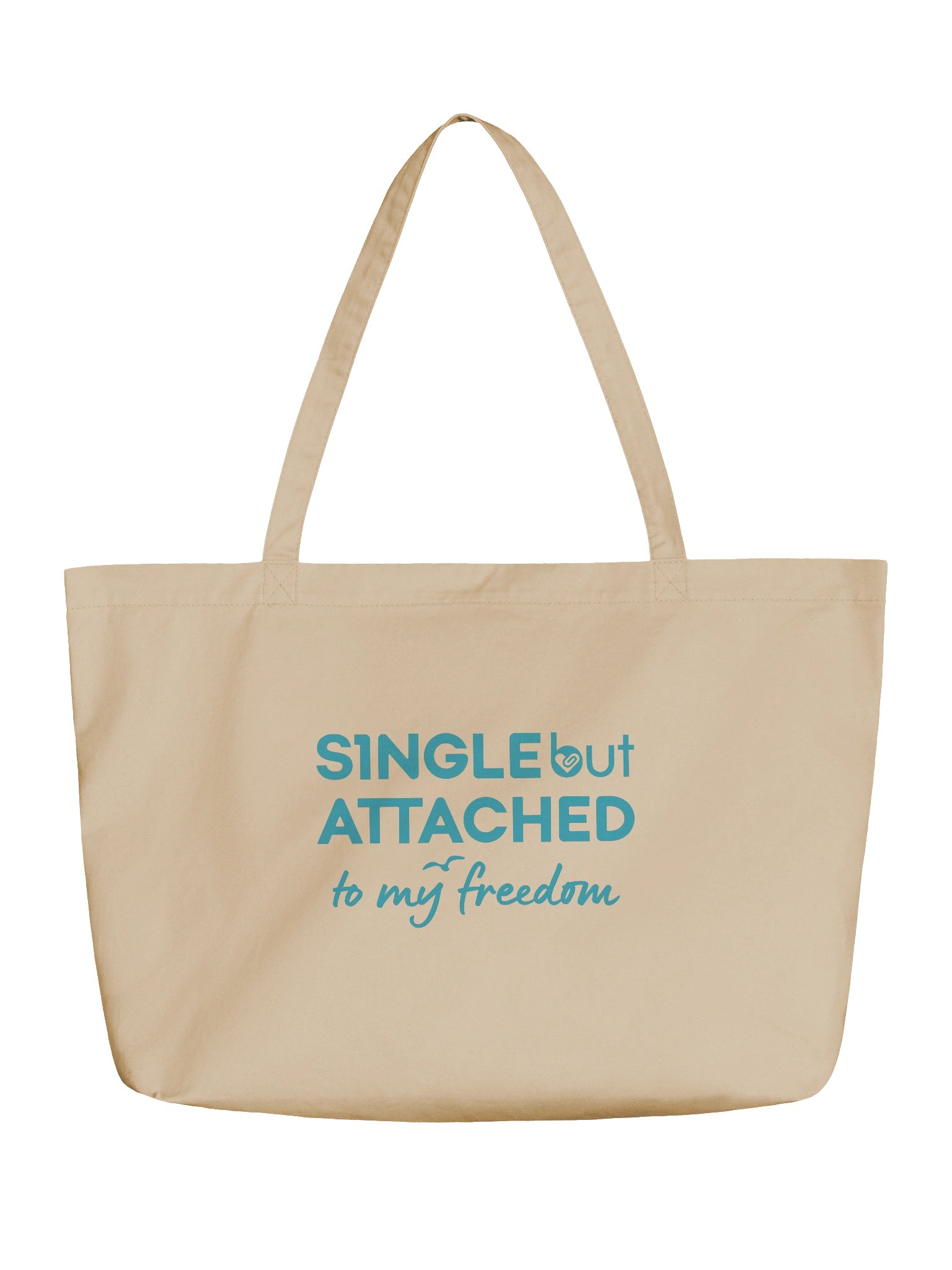 Single But Attached to My Freedom | Large Tote product image (1)