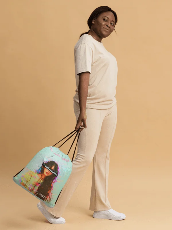 "This System is Broken" Drawstring Bag product image (3)
